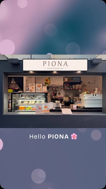The Piona shopfront, tucked under Hornsby station